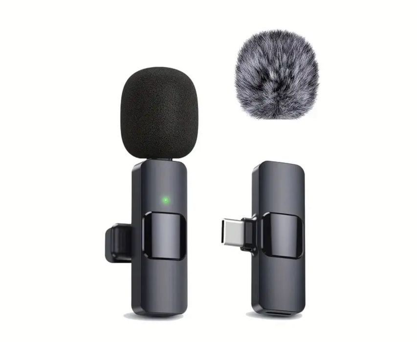 Профессиональный беспроводной петличный микрофон