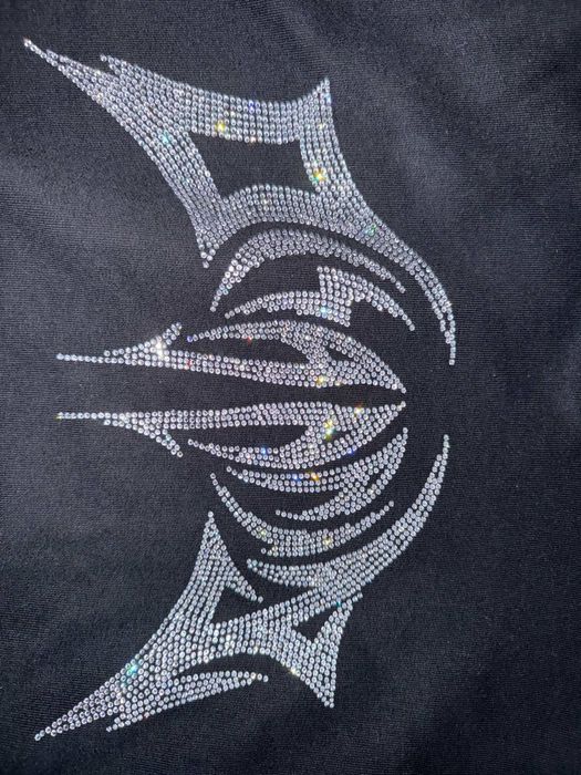 Bluza z brylancikami DISARRAY M czarna