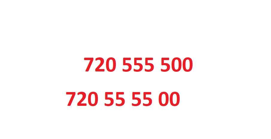 złoty numer 720.555.500