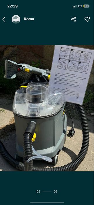 Миючий пилосос Оренда Puzzi 8