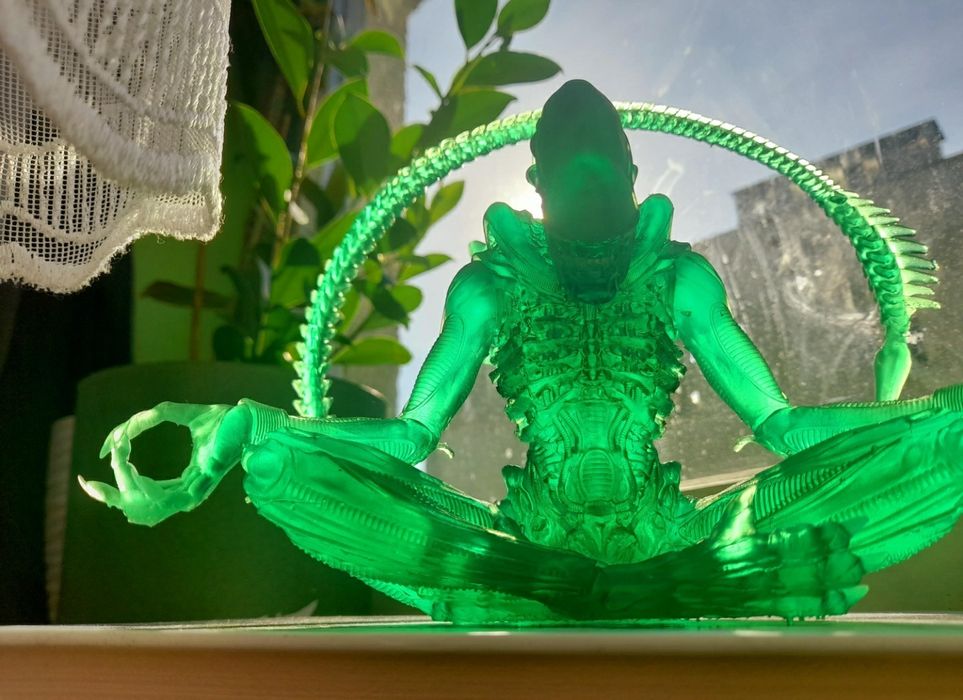 Alien Xenomorph Figure in Meditation64738675666817124