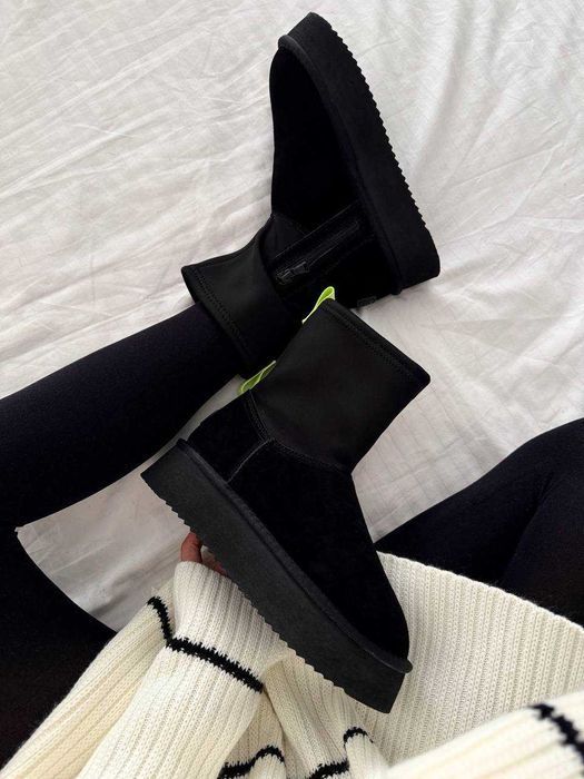Уггі UGG Dipper Boot Black АКЦІЙНА ЦІНА