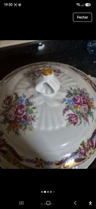 Sopeira peças porcelana