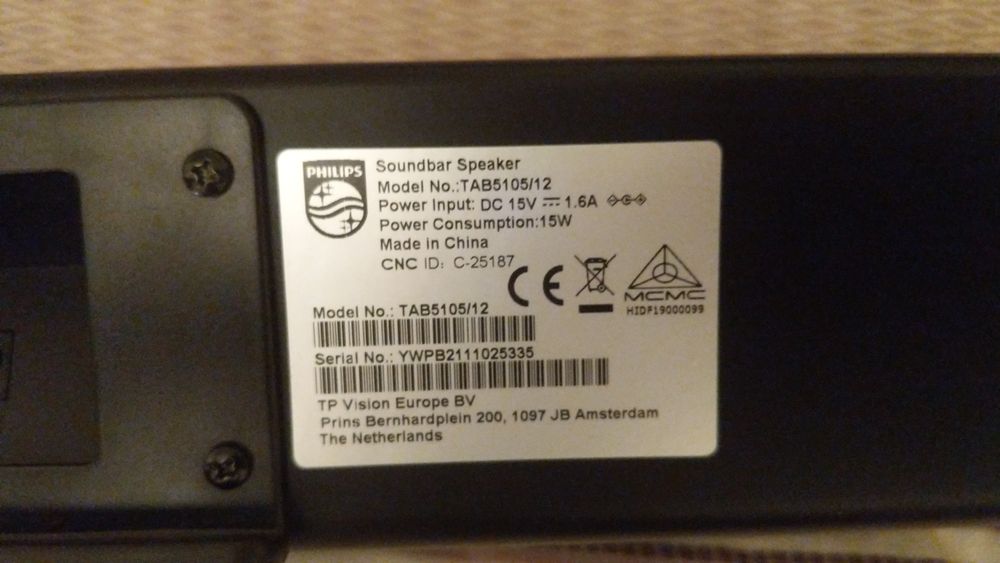 саундбар philips tab5105 30w