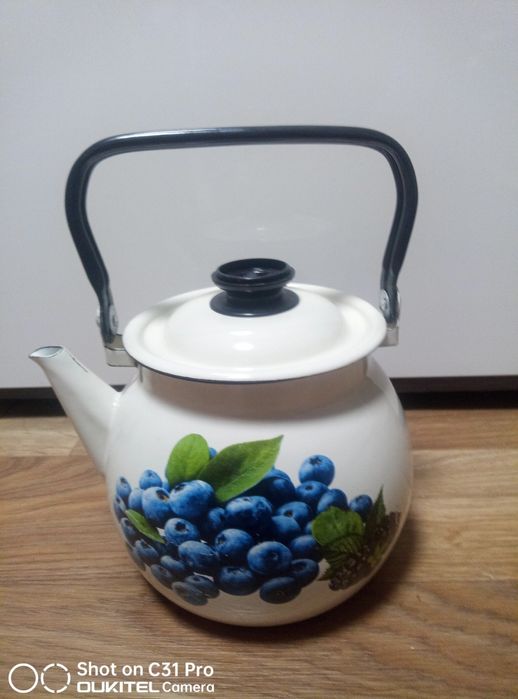 Чайник емалірований новий. 3,5л.