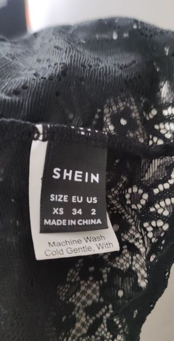 Gorset top koronkowy XS s