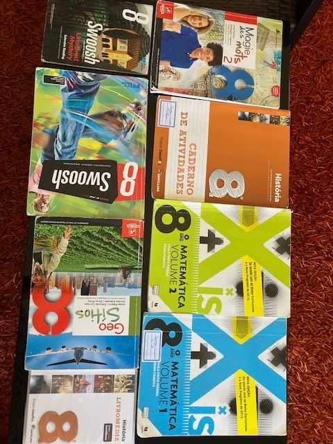 Livros avulso 8ª e 9º ano para venda por valor simbólico