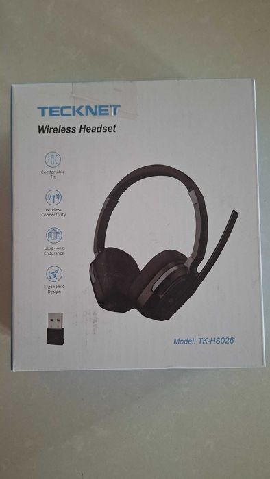 Słuchawki bezprzewodowe TECKNET TK-HS026 nowe