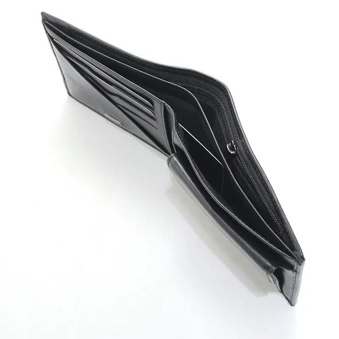 Мужское чёрное портмоне