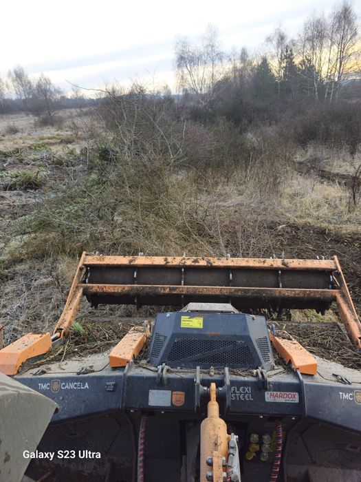 Mulczowanie wgłębne powierzchowne wycinka drzew zakrzaczeń