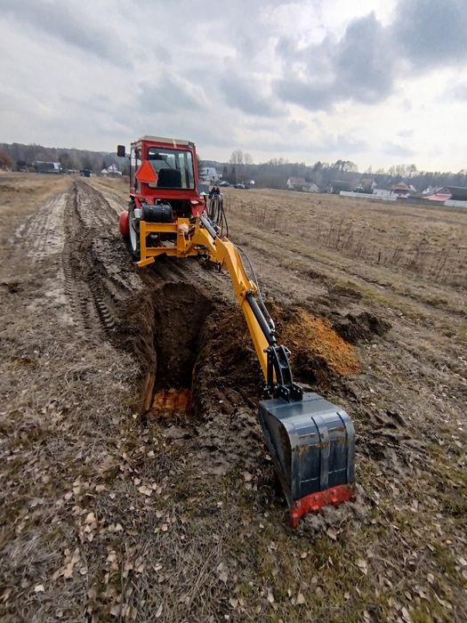Koparka podczepiana do ciągnika