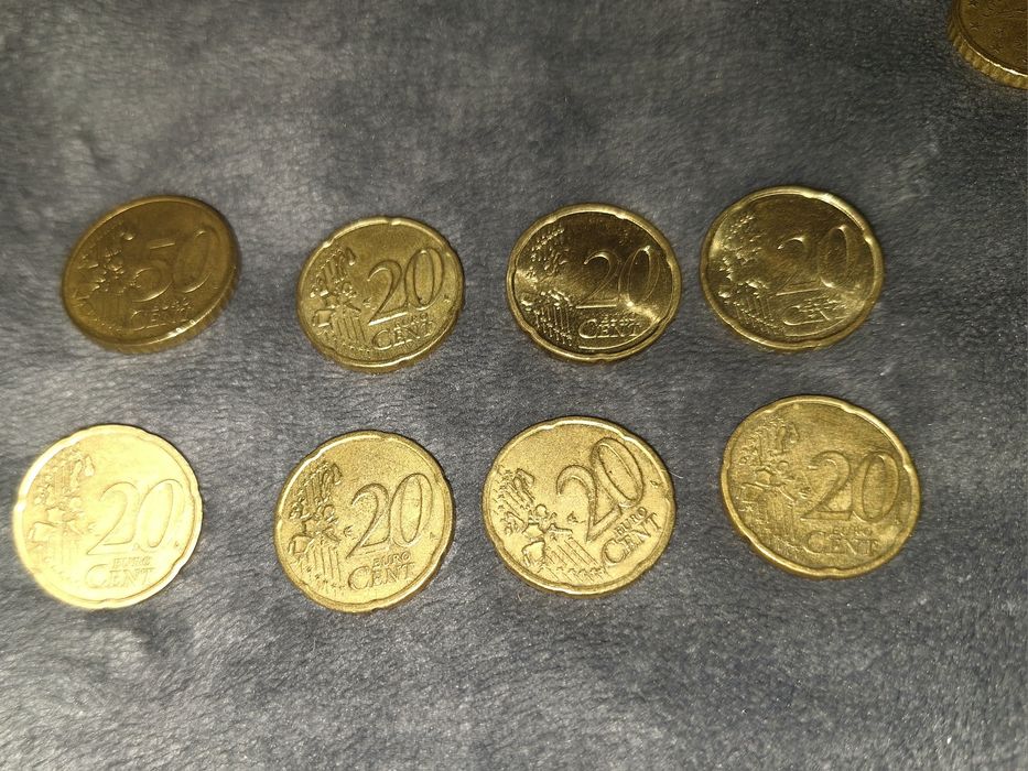 Monety 20 euro cent mennica 2002