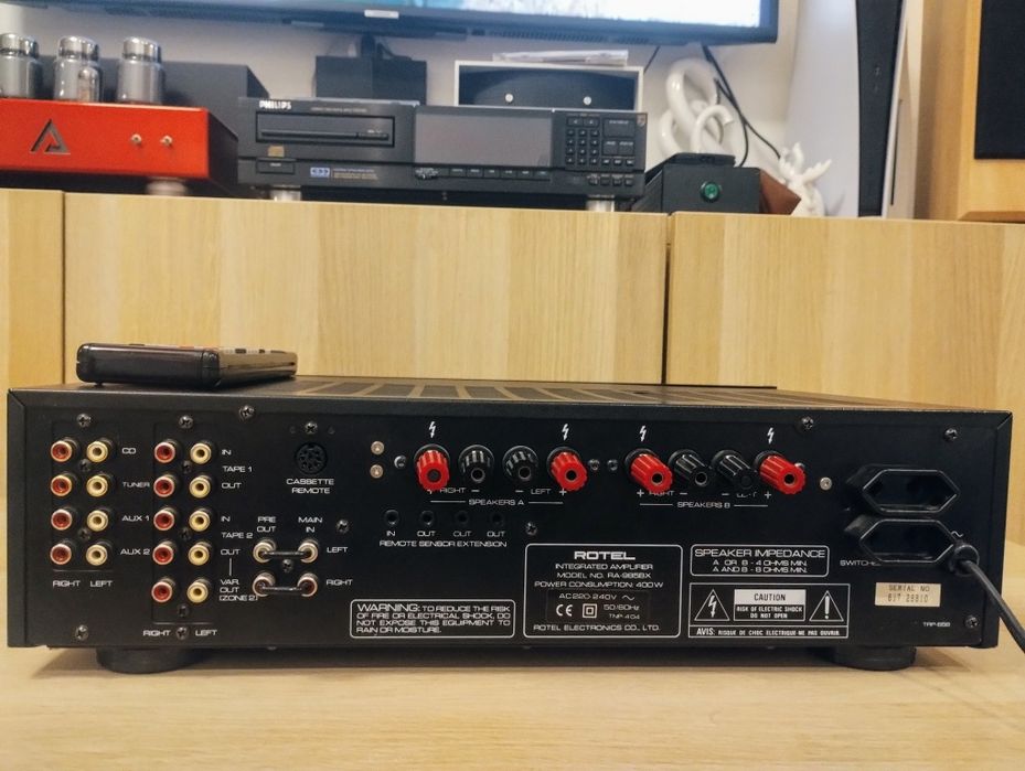 Rotel RA- 985BX - potężny, super brzmiący wzmacniacz