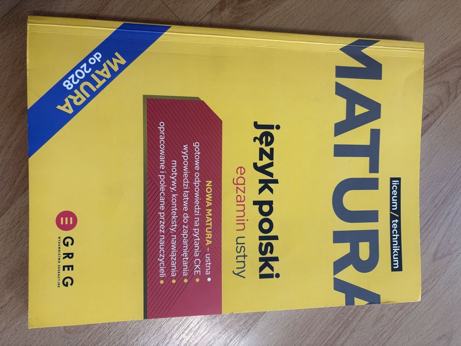 Opracowanie pytań na mature ustną z języka Polskiego. Greg