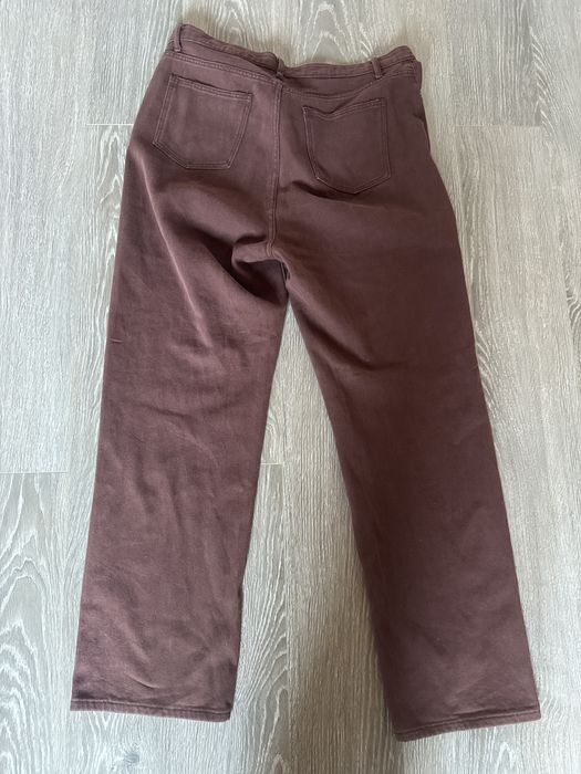 Коричневі джинси 44 розмір