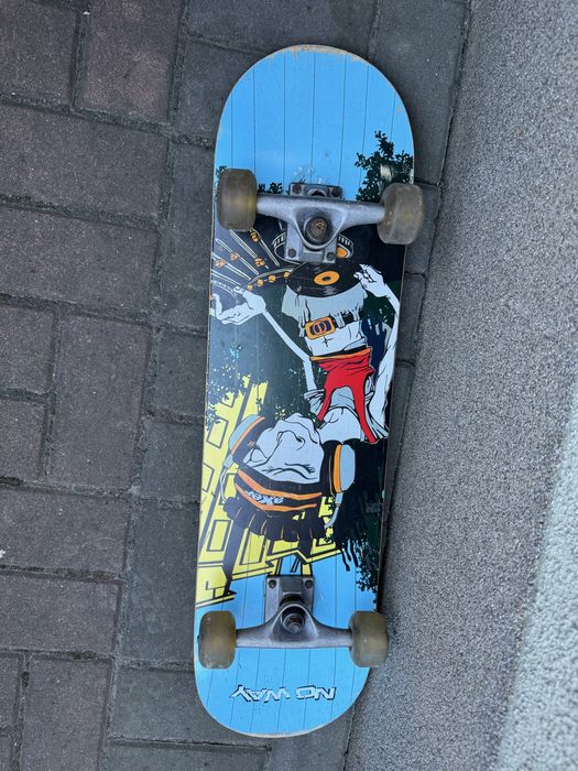 Deskorolka duża szara axer