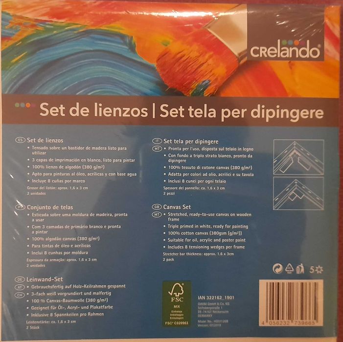 Tela nova para Pintura