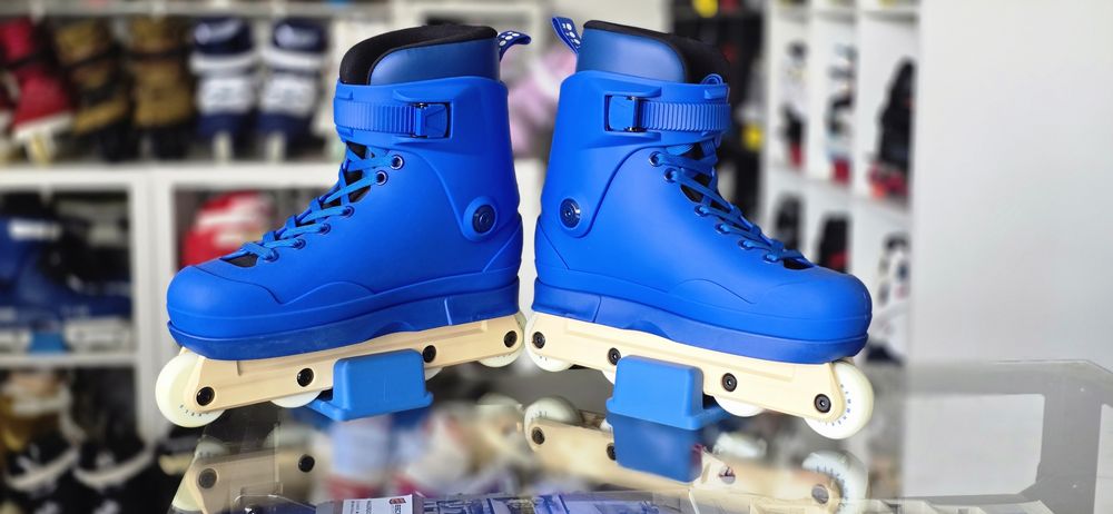 Rolki agresywne Them Clarks blue medium nowe