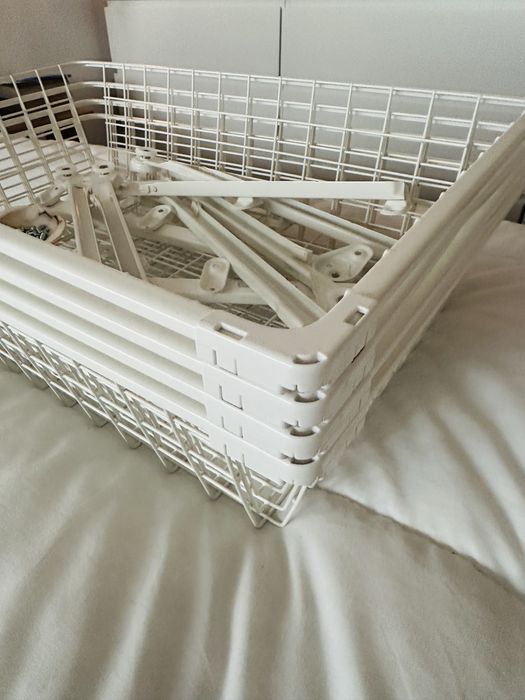 4 cestos IKEA completos prontos a montar