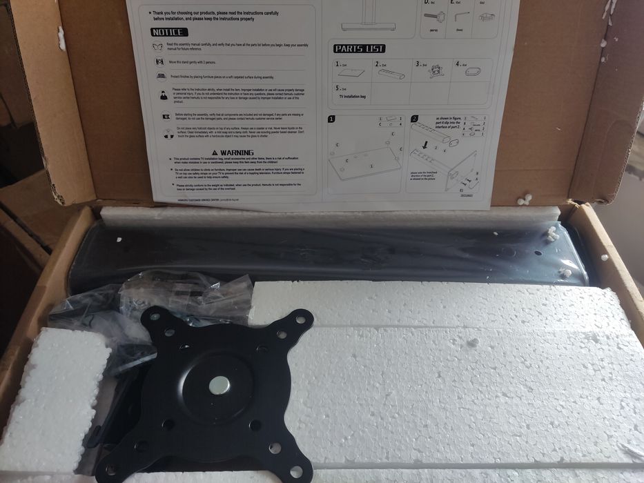 Uniwersalny obrotowy stojak pod telewizor  13"-39" do 35kg