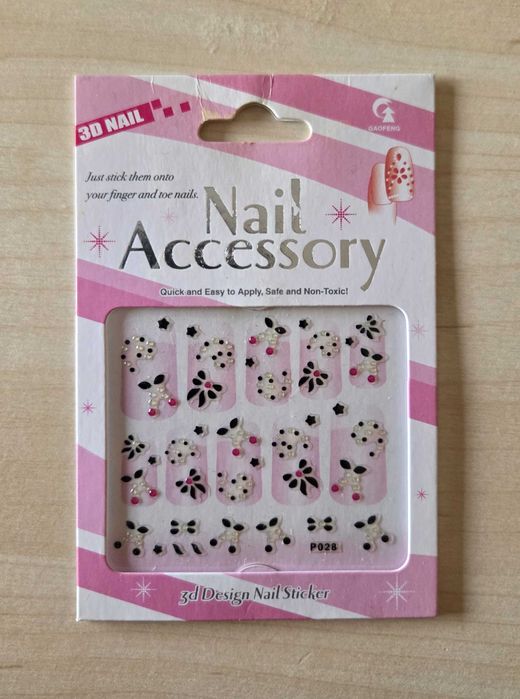 Nail Art 3D – Autocolantes para Unhas