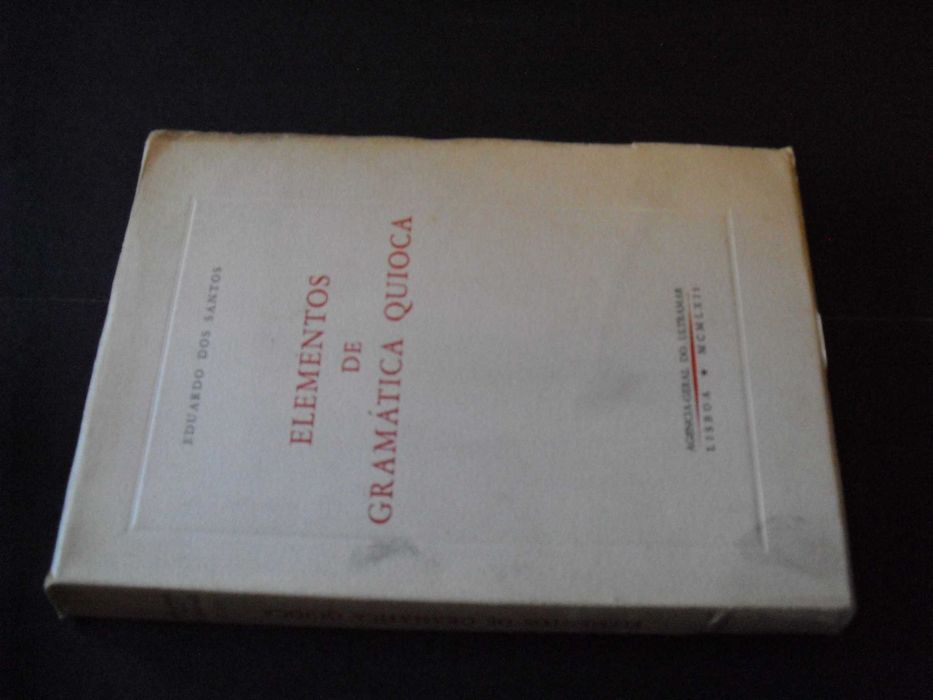 Santos (Eduardo dos);Elementos de Gramática Quioca