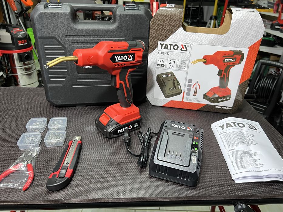 Паяльник для пластика аккумуляторный YATO YT-824482