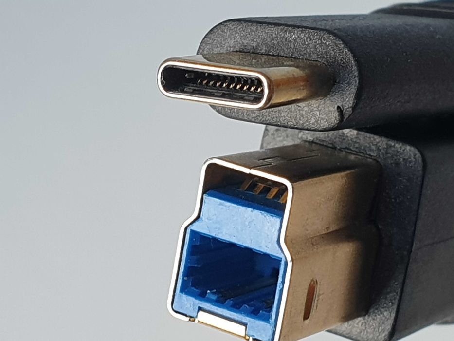 кабель USB-C to USB B 3.0  deleyCON 1м