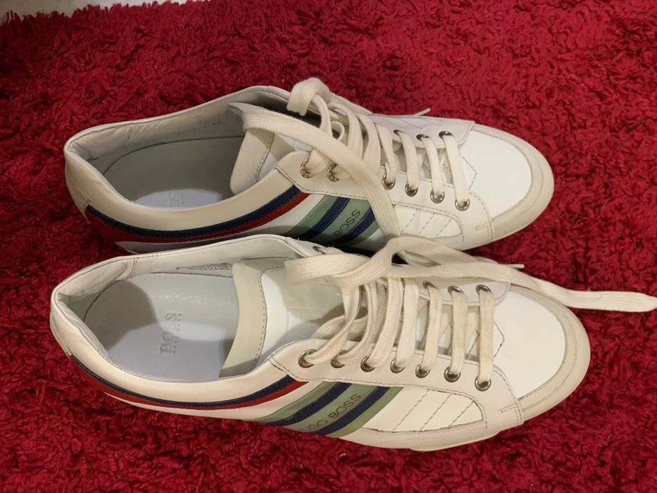 Кроссовки - HUGO BOSS- Кожа