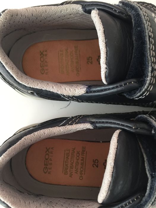 Sapato azul escuro GEOX velcro 25 / Sapato Uniforme