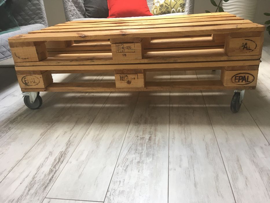 Stolik ława z palet