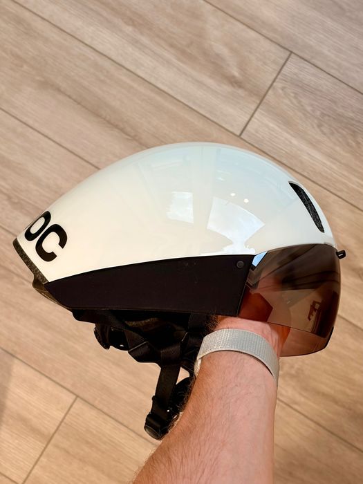 POC Procen Air Kask aero (Size: S) Hydrogen White