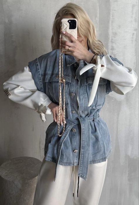 Laulia kurtka kamizelka jeansowa nowa kolekcja L/40 new