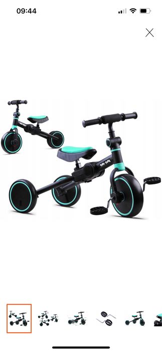 Rowerek trojkolowy biegowy