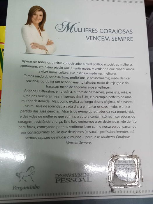 Livro Mulheres Corajosas vencem sempre