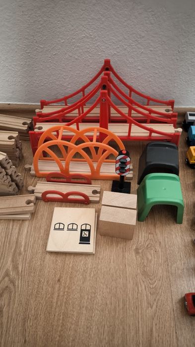 Tory drewniane , pociągi