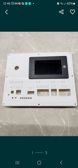 Панель Корпус для дисплеев JK 3.2" и 4.2" с креплением платы JKong BMS