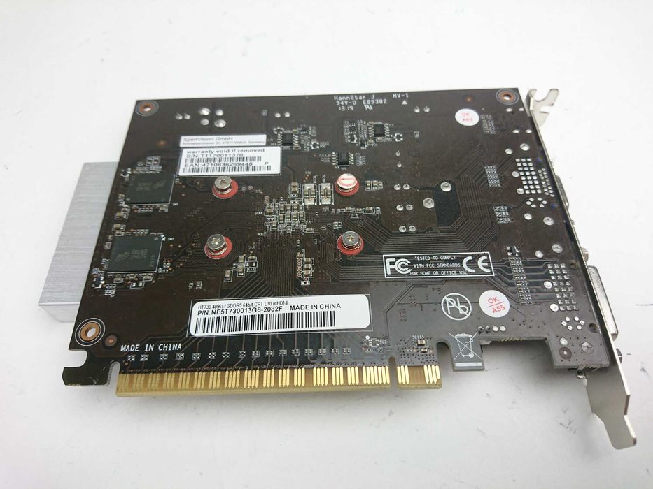 Palit GT 730 4GB DDR5, 64bit, 30W, пломба, microHDMI