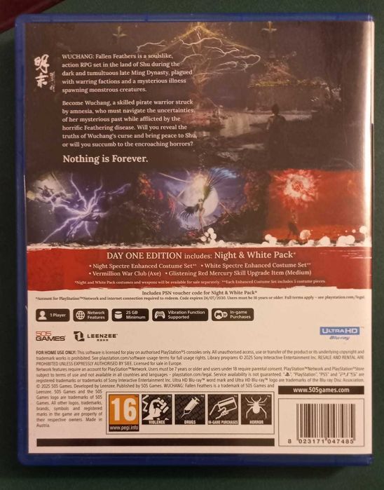 [PS5] Wuchang Fallen Feathers