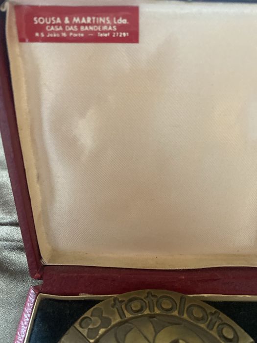 Medalha Lançamento do Totoloto de 1985 em Bronze sou particular