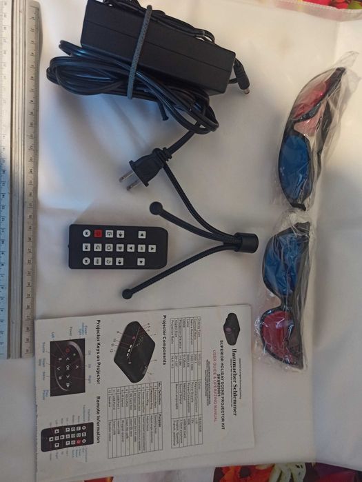 ПРОЕКТОР 50W-LED c Full HD разрешением 1920х1080 + 3D очки