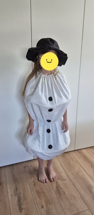 Strój, przebranie bałwanek 110/116