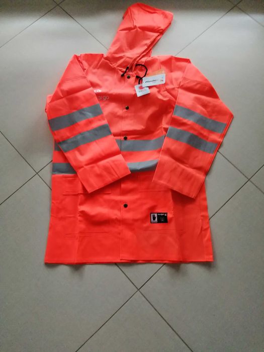 Kurtka wodoochronna ostrzegawcza Plavitex Fluo