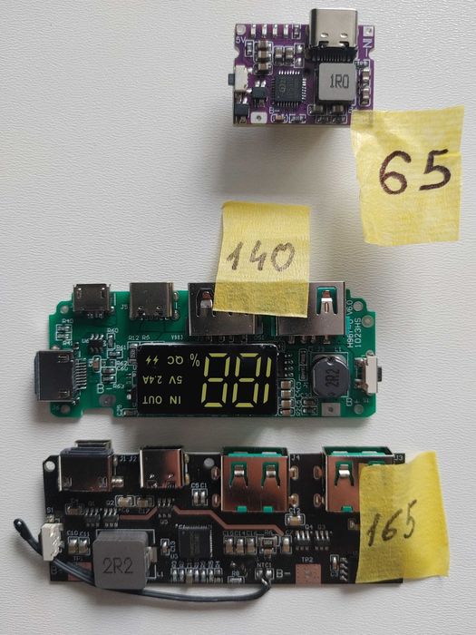 Повербанк. Модуль, плата. Micro, Type-C 5V USB.
