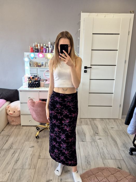 Letnia spódnica maxi 88%wiskoza