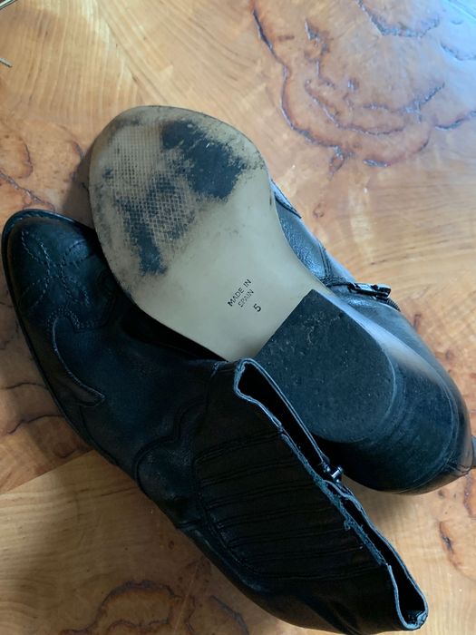 Asos 38, skórzane klasyczne kowbojki sztyblety