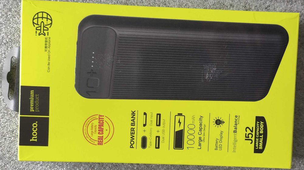 Hовий павербанк HOCO J52 на 10000mAh.