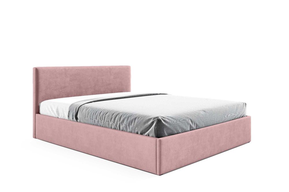 Podnoszone łóżko tapicerowane BASIC ze stelażem 90/20/140/160/180x200