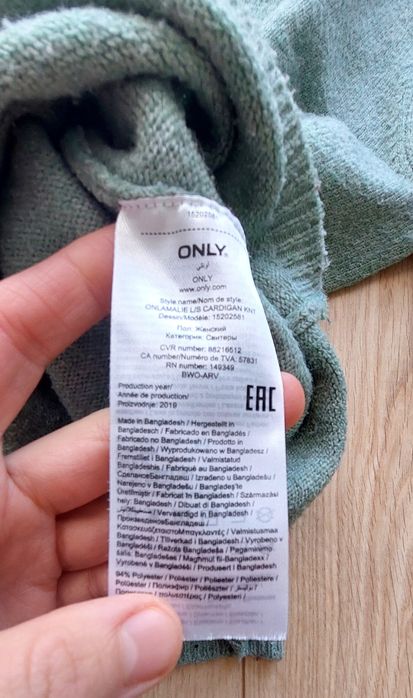 Sweterek damski rozpinany