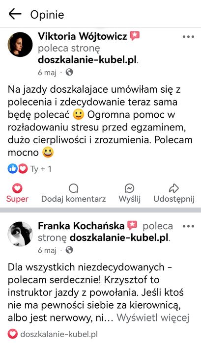 Jazdy doszkalające Gratis 1h Bemowo, Odlewnicza